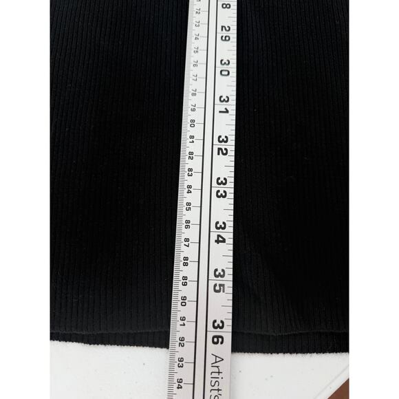 NWT French Connection Krista Organza-Sleeve Mock Neck Black Dress Size XS - Picture 8 of 11